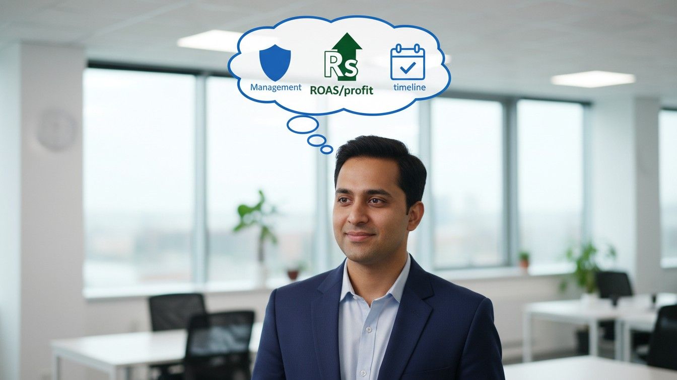 Friendly person representing common questions and clear answers about professional PPC services in Pakistan.